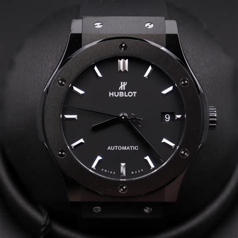 hublot classic fusion black magic replica|Hublot classic fusion black dial.